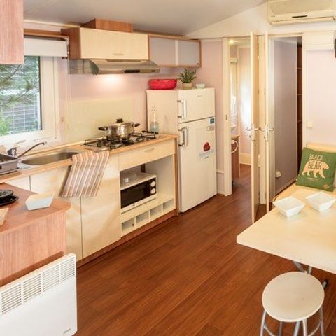 Stacaravan 6 personen - FAMILIEKAMER 2 slaapkamers