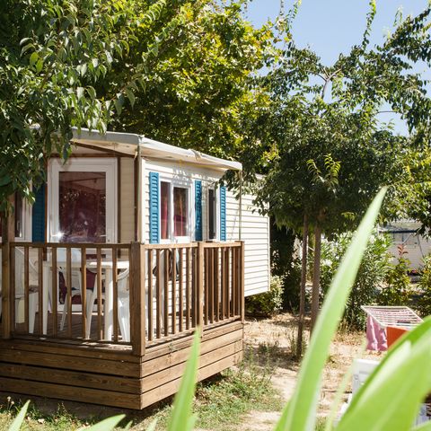 Stacaravan 4 personen - Classic | 2 slaapkamers | 4 pers. | Single terras | Air-con.