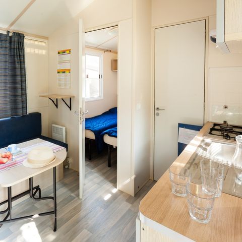 Stacaravan 6 personen - Stacaravan | Classic | 3 slaapkamers | 6 pers. | Single terras | Air-con.