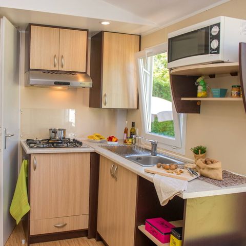 Stacaravan 6 personen - Klassiek | 3 slaapkamers | 6 pers | Eenpersoons terras | Airconditioning