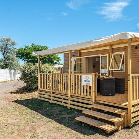 Stacaravan 6 personen - Comfort | 3 slaapkamers | 6 pers | Terras Lounge | Airconditioning | TV