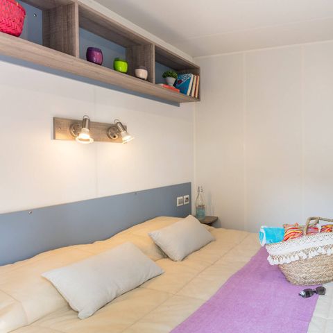 Stacaravan 6 personen - Mobile-home | Comfort | 3 Slaapkamers | 6 Pers. | Lounge Terras | 1 Badkamer | Airconditioning