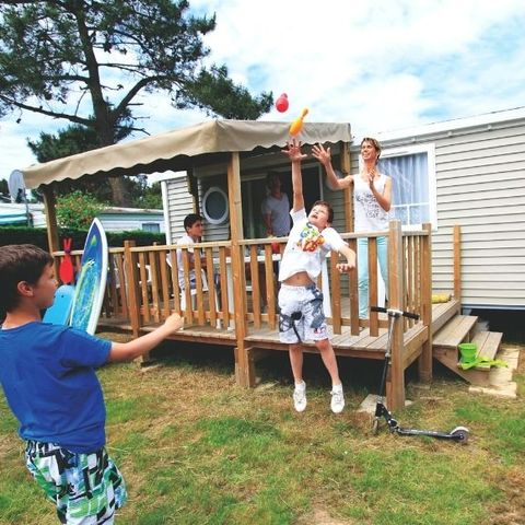 Stacaravan 6 personen - 3 slaapkamers met TV
