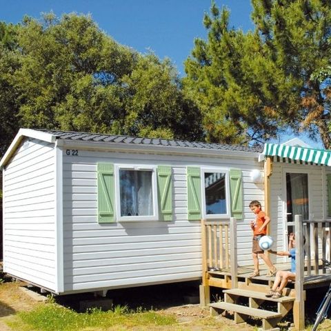 Stacaravan 6 personen - 3 slaapkamers - 6 personen