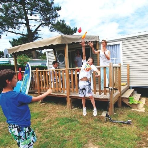 Stacaravan 8 personen - Vrije tijd 3 slaapkamers 30m²