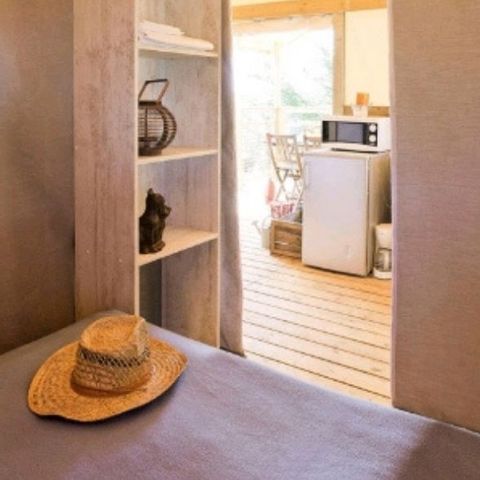 Glampingtent 5 personen - Junior 2 slaapkamers 21m²