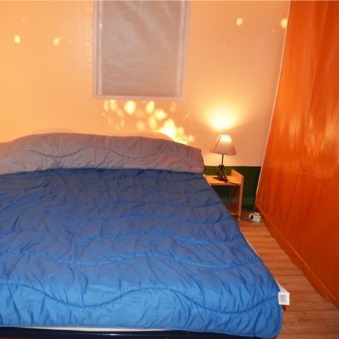 Glampingtent 5 personen - Kiwi 2 kamers 25m² - zonder badkamer