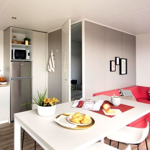Stacaravan 6 personen - Mahana 2 slaapkamer 30m² appartement