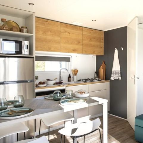 Stacaravan 6 personen - Mahana 2 slaapkamers 2 badkamers 33m