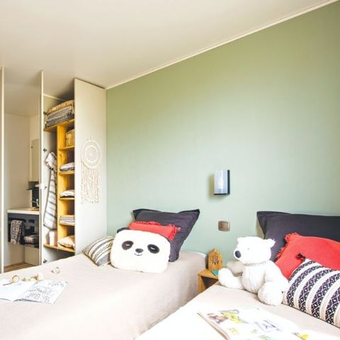 Stacaravan 6 personen - Mahana 2 slaapkamers 2 badkamers 33m