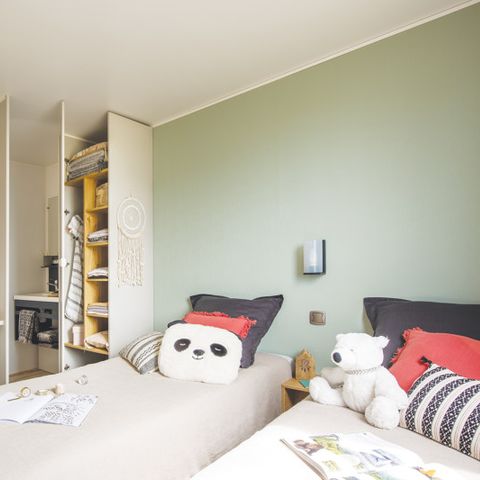 Stacaravan 6 personen -  Premium 2 slaapkamers 2 badkamers 33m² (33m²)