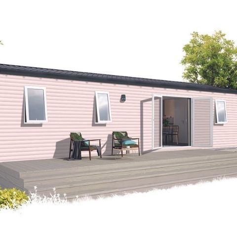 Stacaravan 6 personen - Confort + 3 slaapkamers 2 badkamers 40m² 40m