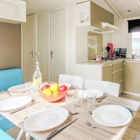Stacaravan 6 personen - Stacaravan Loisir+ 6 personen 3 kamers 30m² - stacaravan voor 6 personen