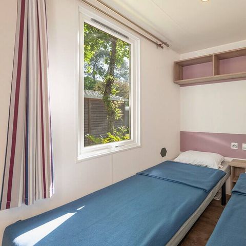 Stacaravan 5 personen - Stacaravan | Comfort | 3 Slaapkamers | 5 Pers. | Single terras