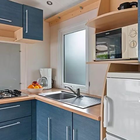 Stacaravan 6 personen - Stacaravan | Comfort | 3 Slaapkamers | 6 Pers. | Verhoogd terras