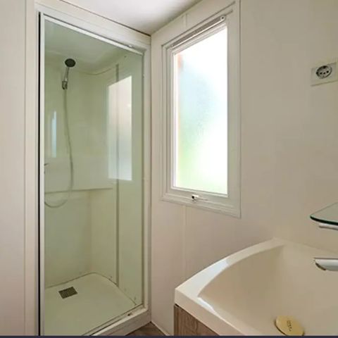 Stacaravan 6 personen - Stacaravan | Comfort | 3 Slaapkamers | 6 Pers. | Verhoogd terras