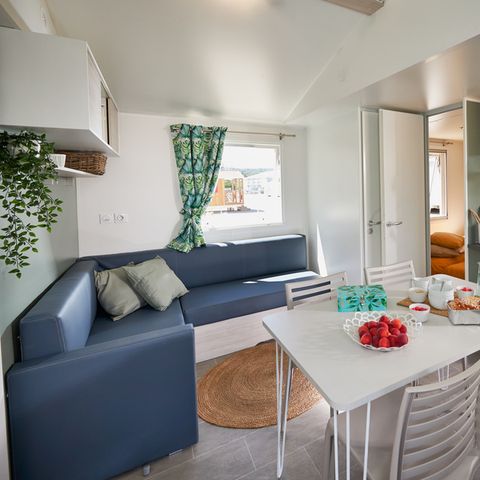 Stacaravan 4 personen - Ciela Confort - 2 slaapkamers - Uitzicht op het meer