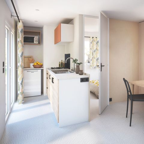 Stacaravan 4 personen - Confort Plus - 2 slaapkamers