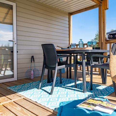 Stacaravan 5 personen - Stacaravan Cosy LV Plancha - 2 slaapkamers - 4 volwassenen + 1 kind - 12 jaar