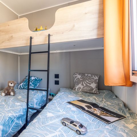 Stacaravan 5 personen - Stacaravan Cosy LV Plancha - 2 slaapkamers - 4 volwassenen + 1 kind - 12 jaar