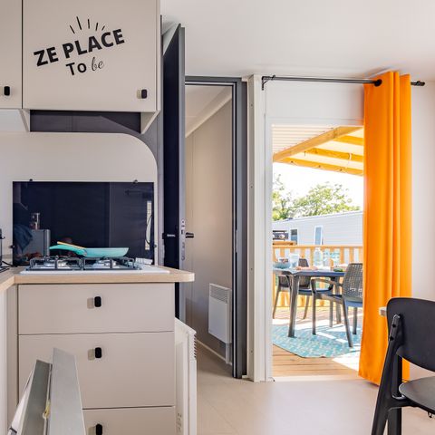 Stacaravan 5 personen - Stacaravan Cosy LV Plancha - 2 slaapkamers - 4 volwassenen + 1 kind - 12 jaar