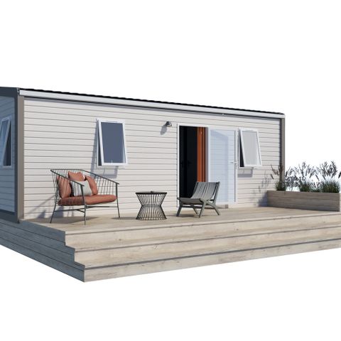 Stacaravan 4 personen - Comfort - 25 m² terras