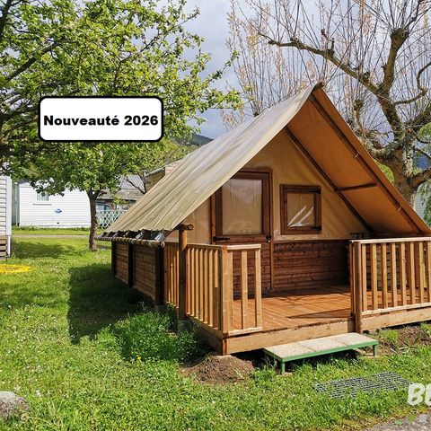 Glampingtent 4 personen - Amazone bungalow per nacht