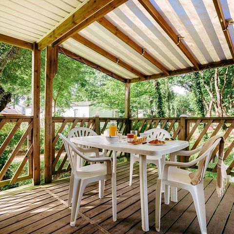 Stacaravan 6 personen - Mobile-home | Comfort XL | 2 slaapkamers | 4/6 pers. | Single terras | Air-con.