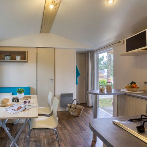 Stacaravan 6 personen - Comfort stacaravan - 3 slaapkamers - Airconditioning