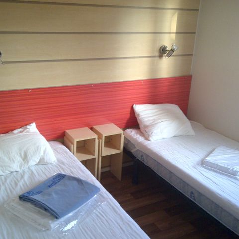 Stacaravan 6 personen - 2 slaapkamers