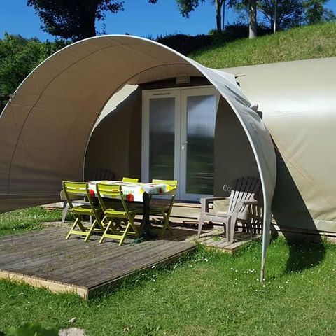 Glampingtent 4 personen - COCO SWEET, zonder sanitair