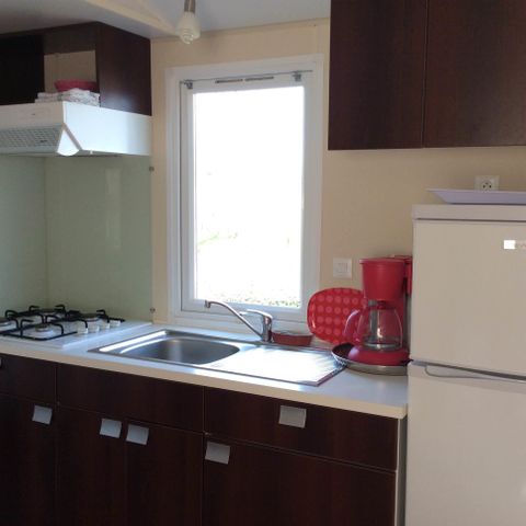Stacaravan 6 personen - 3 slaapkamers