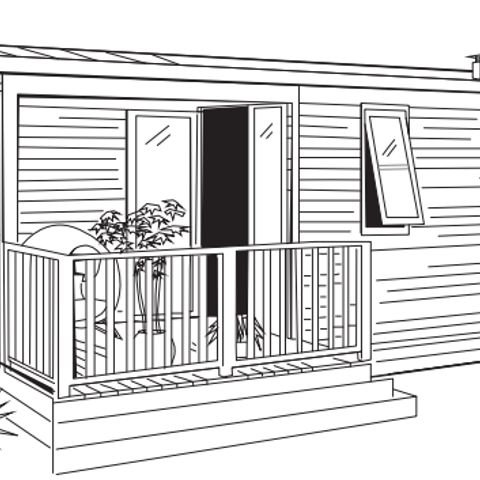 Stacaravan 4 personen - O'hara 784 TG