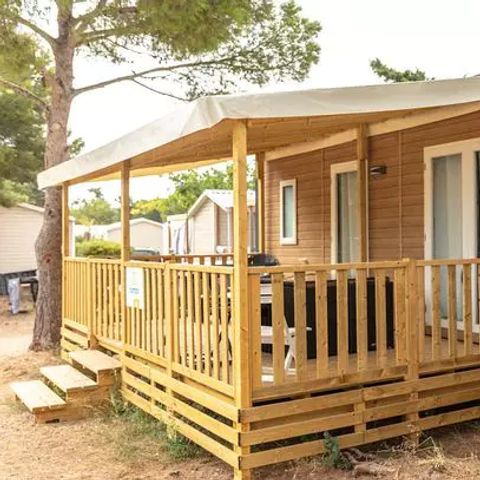 Stacaravan 4 personen - Premium | 2 slaapkamers | 4 pers. | Terras Lounge | Airconditioning | TV