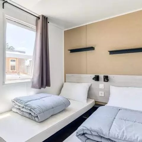 Stacaravan 4 personen - Premium | 2 slaapkamers | 4 pers. | Terras Lounge | Airconditioning | TV