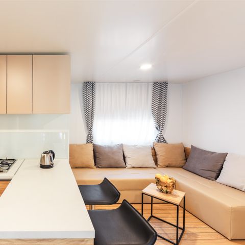Stacaravan 2 personen - Deluxe Cottage 1 Slaapkamer