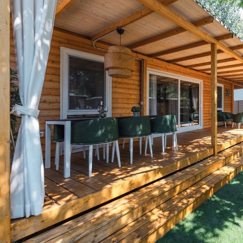 Stacaravan 4 personen - Cottage Deluxe 2 Slaapkamers