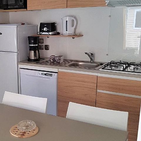 Stacaravan 4 personen - Stacaravan | Premium | 2 Slaapkamers | 4 Pers | Enig terras | Airconditioning | TV