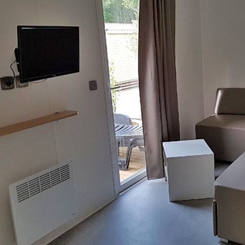 Stacaravan 4 personen - Premium | 2 slaapkamers | 4 pers | Eenpersoons terras | Airconditioning | TV