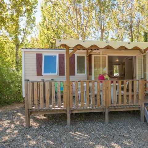 Stacaravan 6 personen - Stacaravan | Klassiek | 3 Slaapkamers | 6 Pers. | Verhoogd terras | Airconditioning | TV