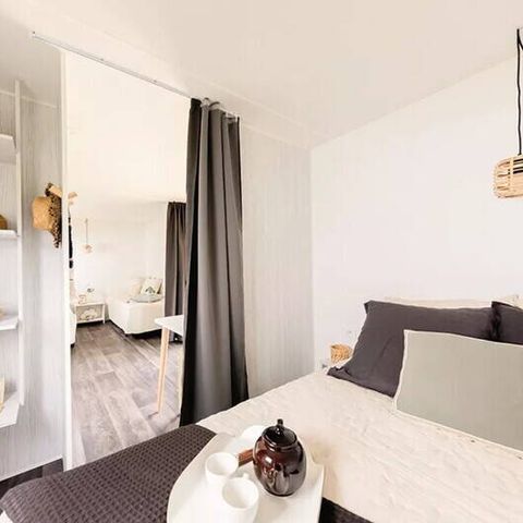 Glampingtent 4 personen - Coco Sweet | 2 Slaapkamers | 4 Pers | Verhoogd terras | Geen badkamer