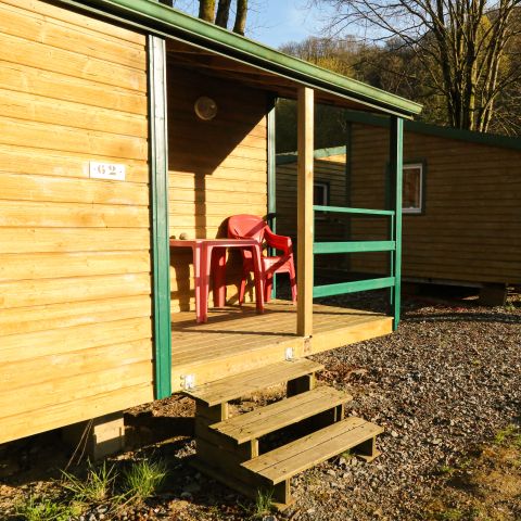 Chalet 4 personen - 2-slaapkamer huurchalet met keuken en apart toilet