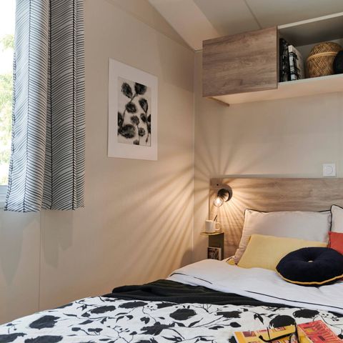 Stacaravan 6 personen - Comfort | 3 slaapkamers | 6 pers | Verhoogd terras | Airconditioning | TV