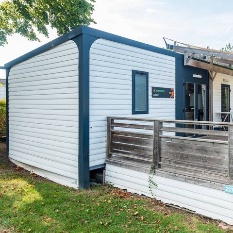 Stacaravan 4 personen - Comfort | 2 Slaapkamers | 4 Pers | Verhoogd terras | Airconditioning