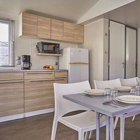 Stacaravan 4 personen - Mobile-home | Comfort | 2 Slaapkamers | 4 Pers. | Single terras | Air-con.