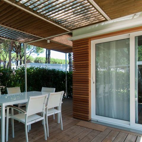 Stacaravan 6 personen - Lodge Deluxe