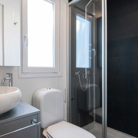 Stacaravan 4 personen - Lodge Deluxe Familie