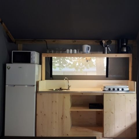 Glampingtent 6 personen - Extra Luxe Lodgetent (LG) - Zonder badkamer