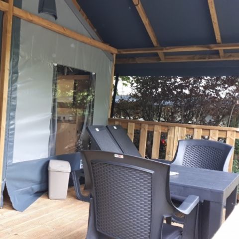 Glampingtent 6 personen - Extra Luxe Lodgetent (LG) - Zonder badkamer
