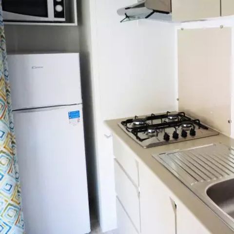 Stacaravan 8 personen - Texas Standaard 4 Kamers 6/8 Personen Airconditioning + TV